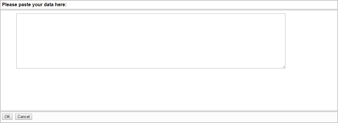从剪贴板粘贴工作流程对话框(Google Chrome)。