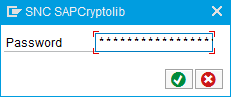 SNC SAPCryptolib对话框。